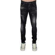 Midnight Ripped Zwarte Jeans My Brand , Black , Heren