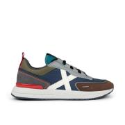 Speed Blauw Comfort Sneakers Munich , Multicolor , Heren