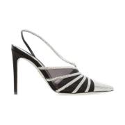 Elegante Zwarte Slingback Pumps René Caovilla , Black , Dames