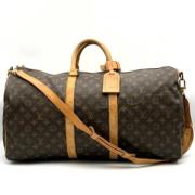 Pre-owned Canvas handbags Louis Vuitton Vintage , Brown , Dames