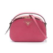 Pre-owned Leather prada-bags Prada Vintage , Pink , Dames