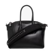 Mini Antigona Crossbody Tas Zwart Givenchy , Black , Dames