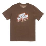 Archaeo Brown Tee met Jumpman Logo Jordan , Brown , Heren