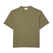 Groene T-shirts en Polos Lacoste , Green , Heren