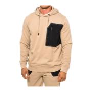 Hoodie met ritszak Karl Lagerfeld , Brown , Heren