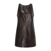 Elegante Bruine Jurk Pinko , Brown , Dames