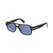 Vierkante Frame Acetaat Zonnebril Salvatore Ferragamo , Blue , Dames