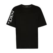 Sicily DG Logo T-Shirt Dolce & Gabbana , Black , Heren