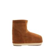 Suede Slip-On Genderless Icon Low Schoenen Moon Boot , Brown , Dames