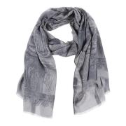 Chic Scarf Designs Etro , Gray , Heren