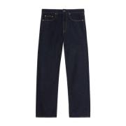 Blauwe Denim Jeans met Klassieke Zakken Palm Angels , Blue , Heren