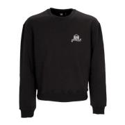 Zwarte Crewneck Sweatshirt met Logoprint Dolly Noire , Black , Heren