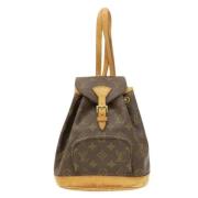 Pre-owned Canvas backpacks Louis Vuitton Vintage , Brown , Dames