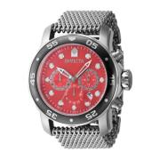 Pro Diver Heren Quartz Horloge Invicta Watches , Gray , Heren