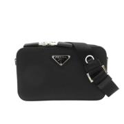 Pre-owned Leather prada-bags Prada Vintage , Black , Dames