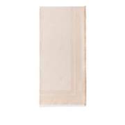 Beige Sjaal met Lurex Strepen Elisabetta Franchi , Beige , Dames