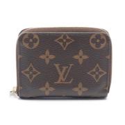 Pre-owned Leather wallets Louis Vuitton Vintage , Brown , Dames