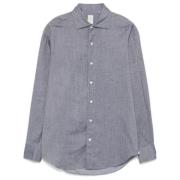 Tokyo Shirt Antracietgrijs Flanel Finamore , Gray , Heren