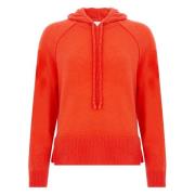 Oranje Cashmere Hoodie Absolut Cashmere , Orange , Dames