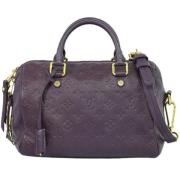 Pre-owned Leather louis-vuitton-bags Louis Vuitton Vintage , Purple , ...