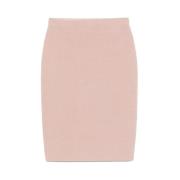 Rose Quartz Gebreide Pencil Rok D.Exterior , Pink , Dames