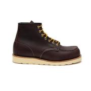 Bordeaux Platte Schoenen Moc Toe Red Wing Shoes , Red , Heren