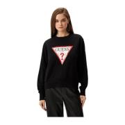 Crewneck Sweatshirt Guess , Black , Dames