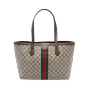 Pre-owned Leather gucci-bags Gucci Vintage , Beige , Dames