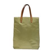 Pre-owned Leather totes Louis Vuitton Vintage , Green , Dames