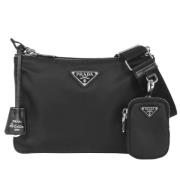 Pre-owned Nylon prada-bags Prada Vintage , Black , Dames