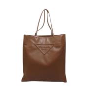 Pre-owned Leather prada-bags Prada Vintage , Brown , Dames