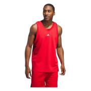 Legends Tanktop Adidas , Red , Heren