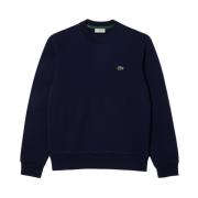 Blauwe Sweatshirt voor Mannen Lacoste , Blue , Heren