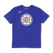 NBA Logo Tee Los Angeles Clippers Nike , Blue , Heren