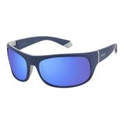 Blue Grey/Blue Sunglasses Polaroid , Blue , Heren