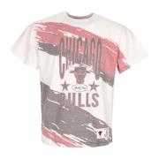 Chicago Bulls Paintbrush Tee Mitchell & Ness , Multicolor , Heren