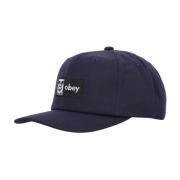 Klassieke Snapback Pet Marineblauw Obey , Blue , Unisex