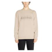 Mannen Sweatshirt Herfst/Winter Collectie Napapijri , Beige , Heren