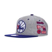 NBA Melton Patch Snapback Pet Mitchell & Ness , Gray , Heren