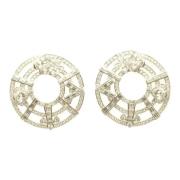 Pre-owned Pearl earrings Louis Vuitton Vintage , Beige , Dames