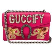 Pre-owned Leather gucci-bags Gucci Vintage , Pink , Dames