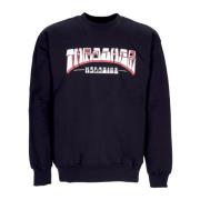 Handtekening Crewneck Sweatshirt Zwart/Wit/Rood Thrasher , Black , Her...