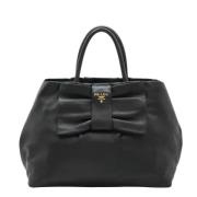 Pre-owned Leather prada-bags Prada Vintage , Black , Dames