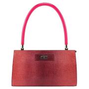 Pre-owned Leather handbags Gucci Vintage , Red , Dames