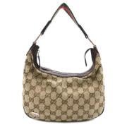 Pre-owned Leather gucci-bags Gucci Vintage , Beige , Dames