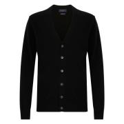 Zwarte Sweater Collectie Daniele Fiesoli , Black , Heren