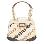 Pre-owned Leather handbags Louis Vuitton Vintage , Beige , Dames