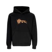 Zwarte hoodie met kangoeroezak Propaganda , Black , Heren