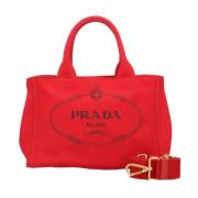 Pre-owned Canvas prada-bags Prada Vintage , Red , Dames