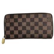 Pre-owned Canvas wallets Louis Vuitton Vintage , Brown , Dames